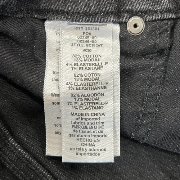 Good American Good Curve High Rise Black Jeans Women’s Size 6 / 28 - Picture 4 of 6